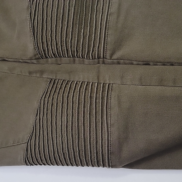 Zara Brown Moto Skinny Jeans SZ 2 - Picture 12 of 14